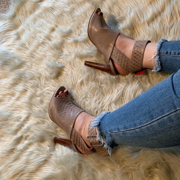 Jeffrey Campbell croc open toe shoes - Picture 3 of 7